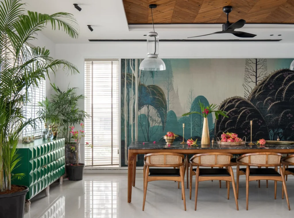 textured ARTE wallpaper sample in Fort Myers showroom